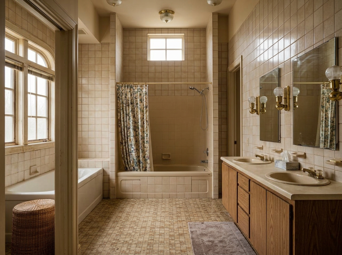 Primary Bath — before state, same camera angle