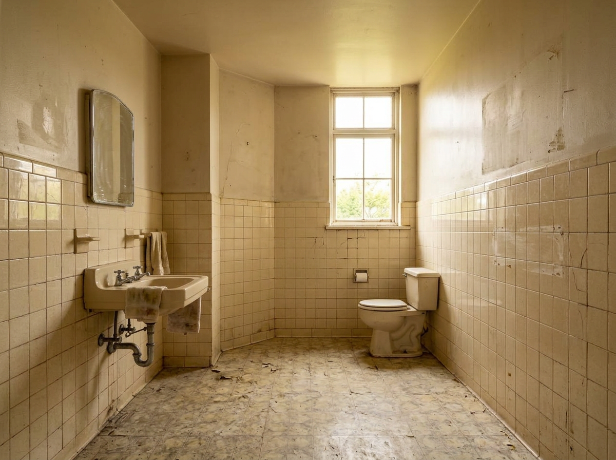 Ensuite — before state, same camera angle