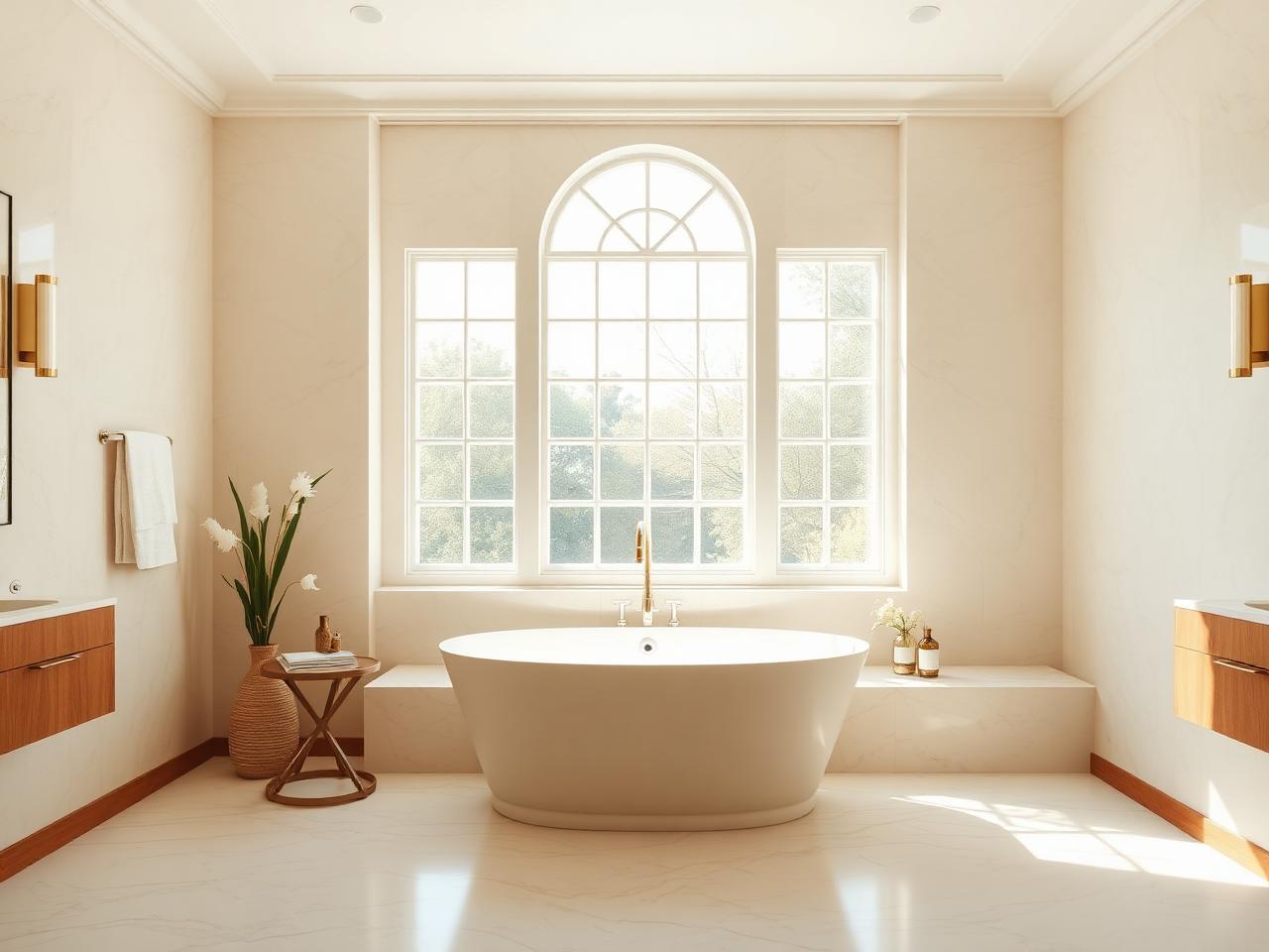 Powder Room — after the renovation, same camera angle