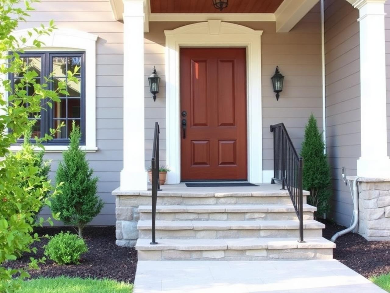 Roof & Trim — after the renovation, same camera angle