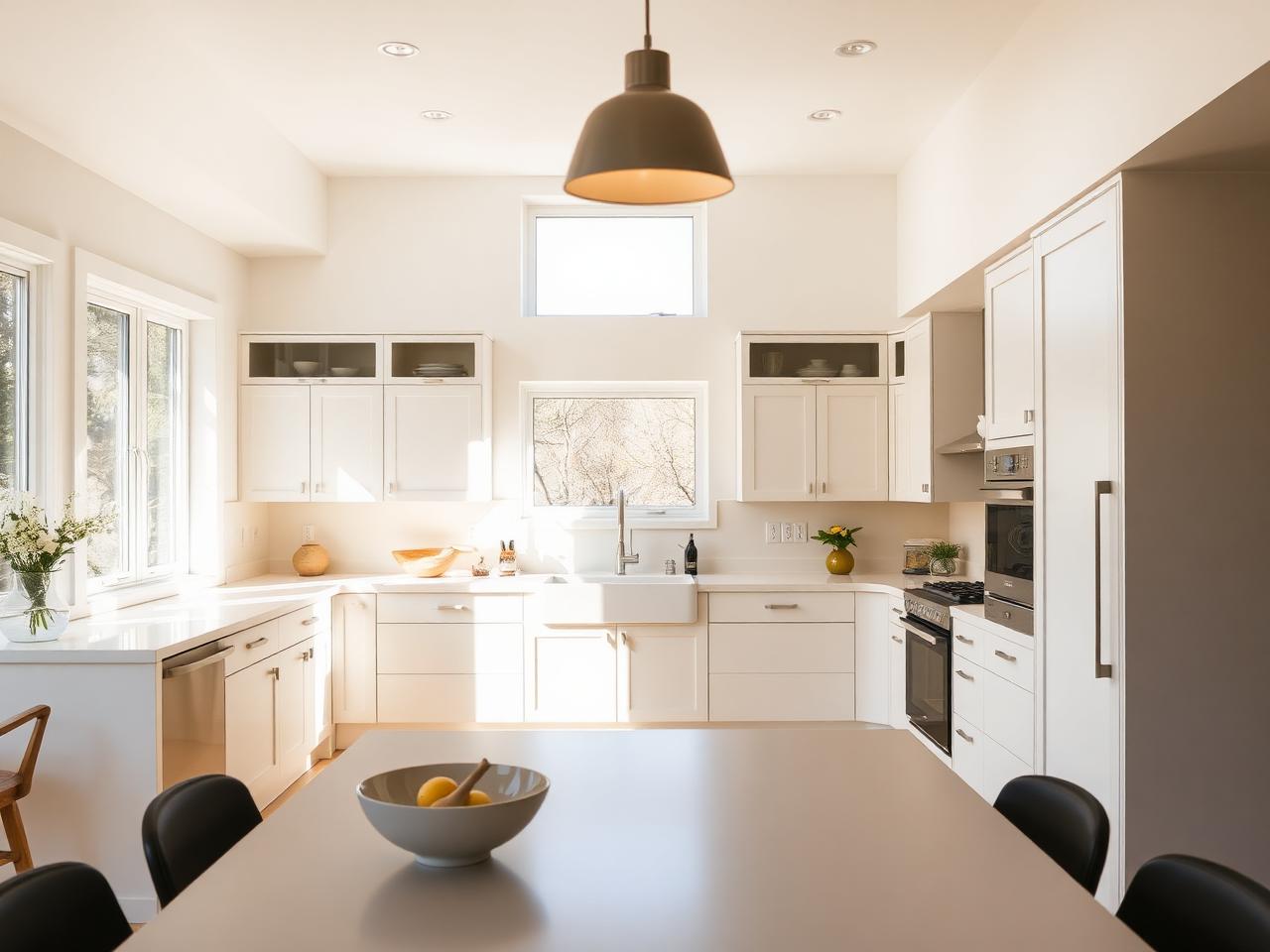 Open Kitchen — after the renovation, same camera angle