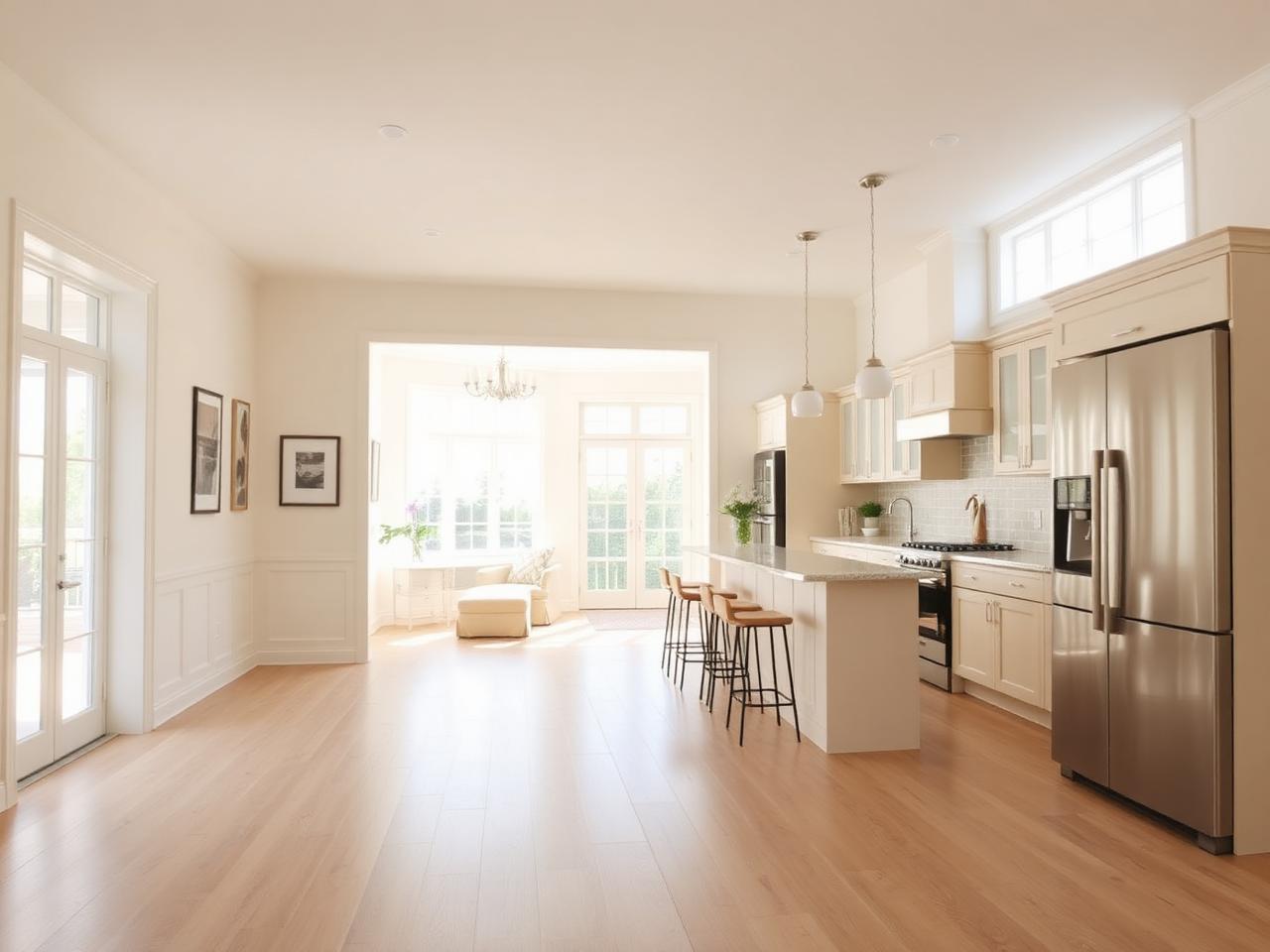 Family Kitchen — after the renovation, same camera angle